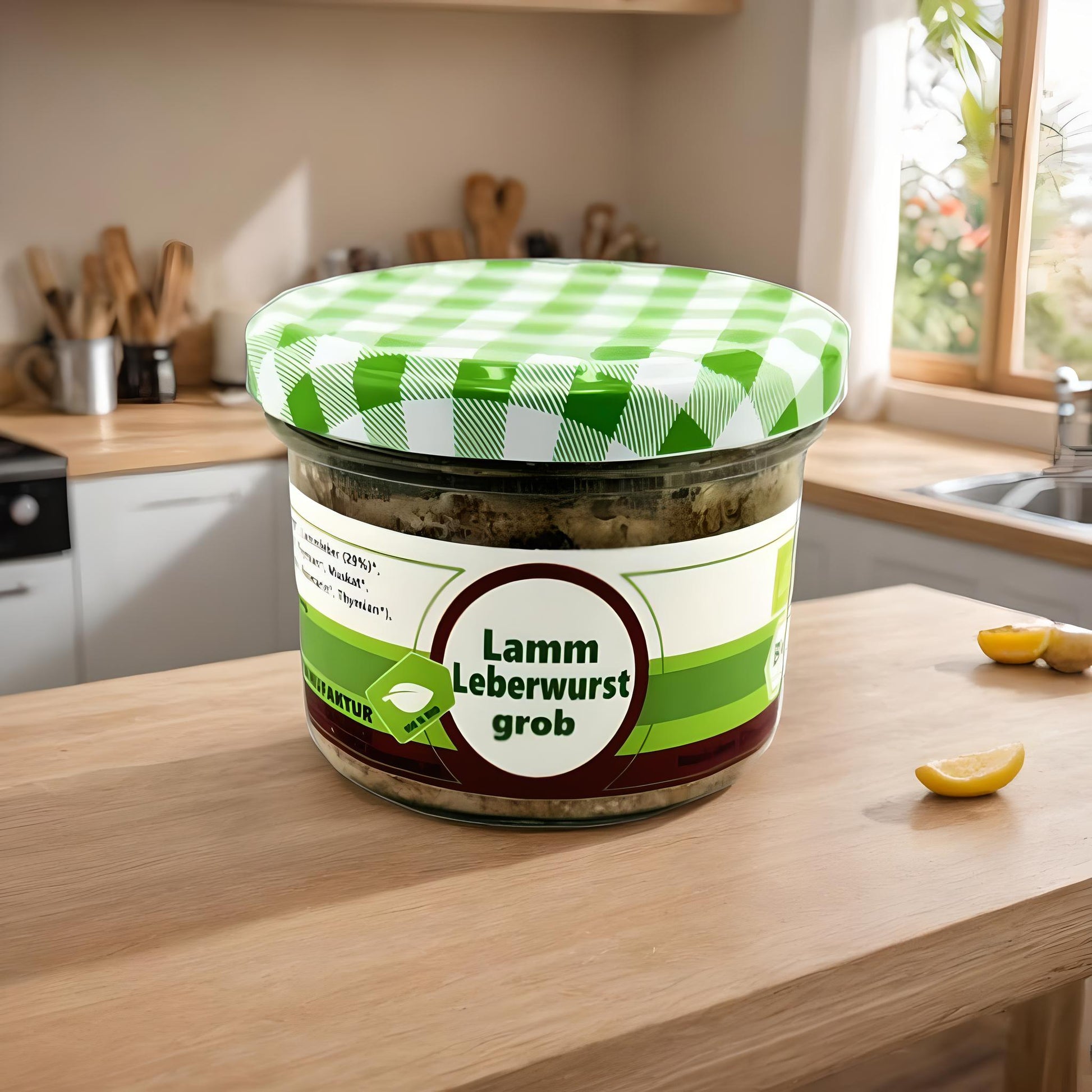 Bio Lamm-Leberwurst grob im Glas – Biometzgerei Merkl – kräftig, rustikal & handgemacht aus kontrolliert biologischer Erzeugung