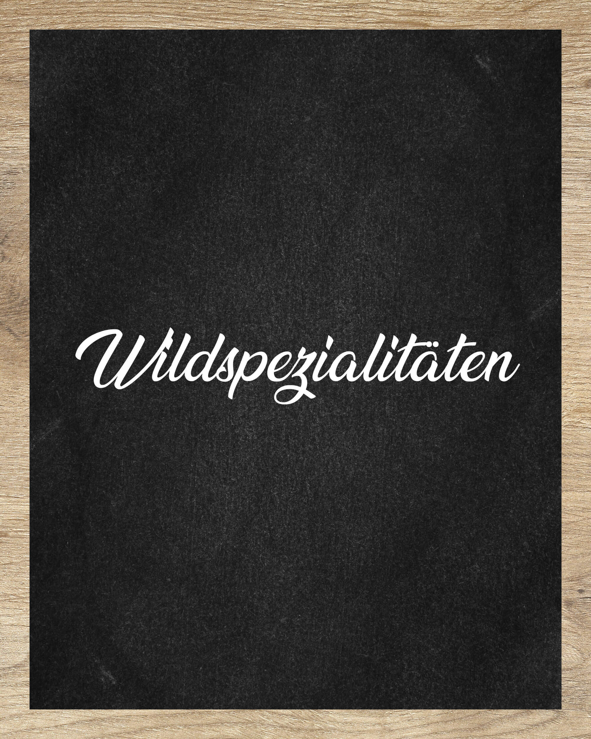 Wildspezialitäten