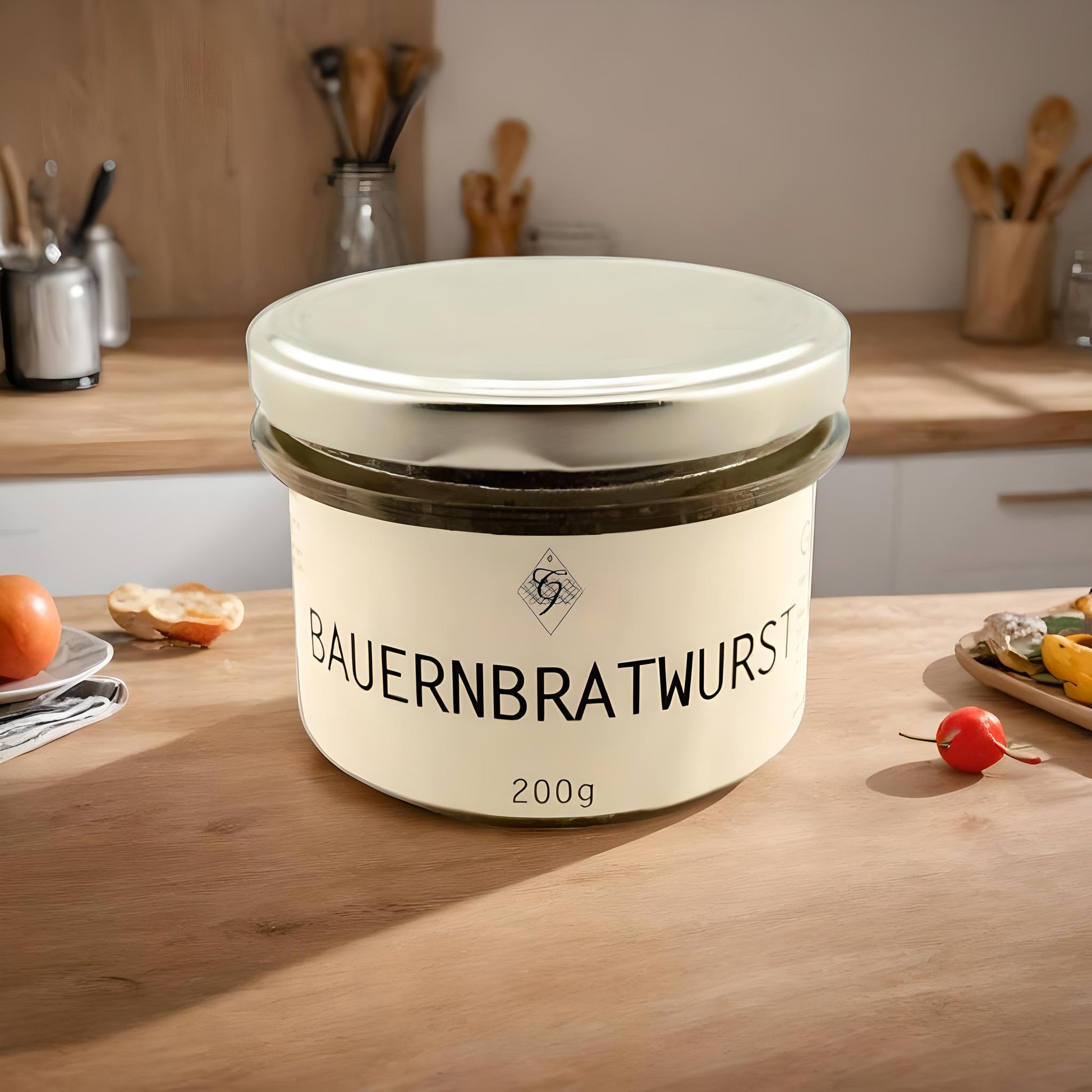 Bauernbratwurst im Glas – Deftige Brotzeit von Metzgerei Guber – nach traditioneller Rezeptur