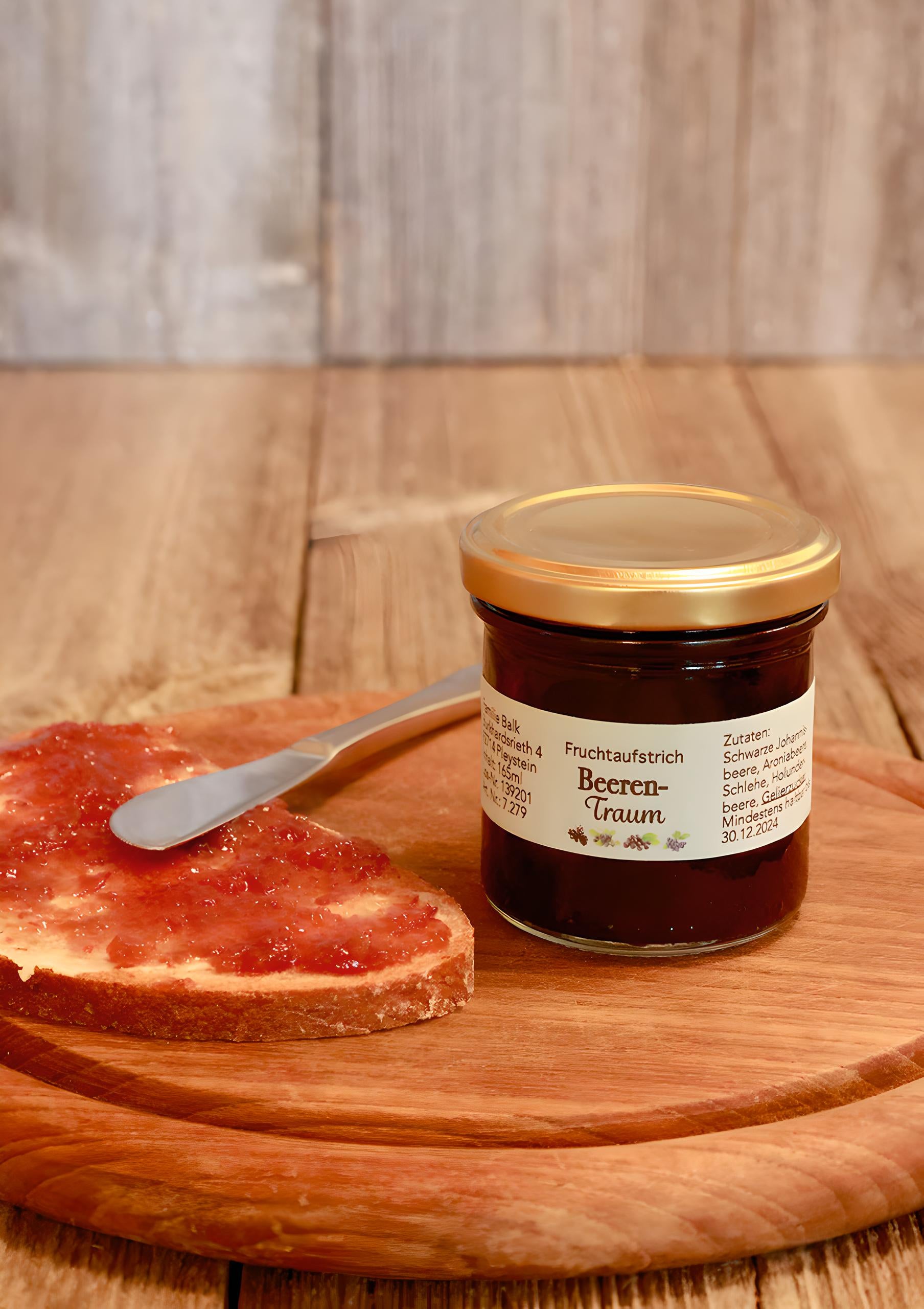 Beeren-Traum vom Grießlhof – handgemachte Fruchtmischung mit Holunder, Aronia & Schlehe – 165 ml