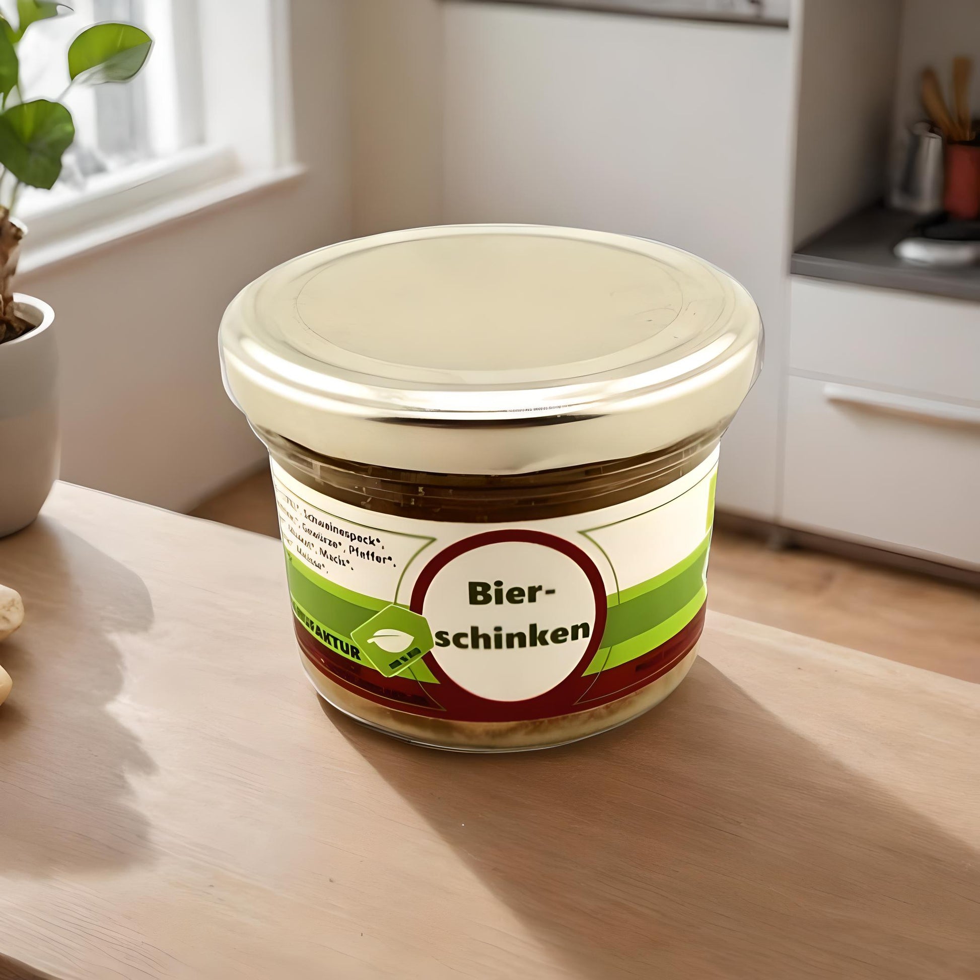 Bio Bierschinken im Glas – Biometzgerei Merkl – handgemacht & aus kontrolliert biologischer Erzeugung