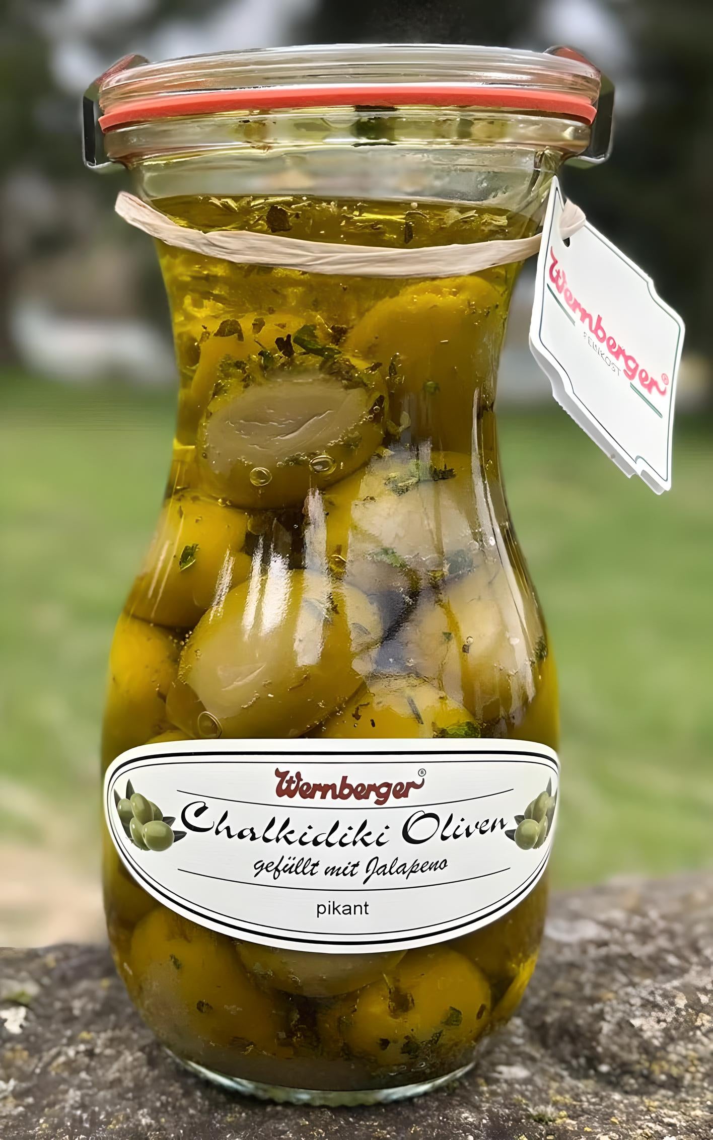 Chalkidiki-Oliven mit Jalapeño – Scharf, herzhaft & naturbelassen