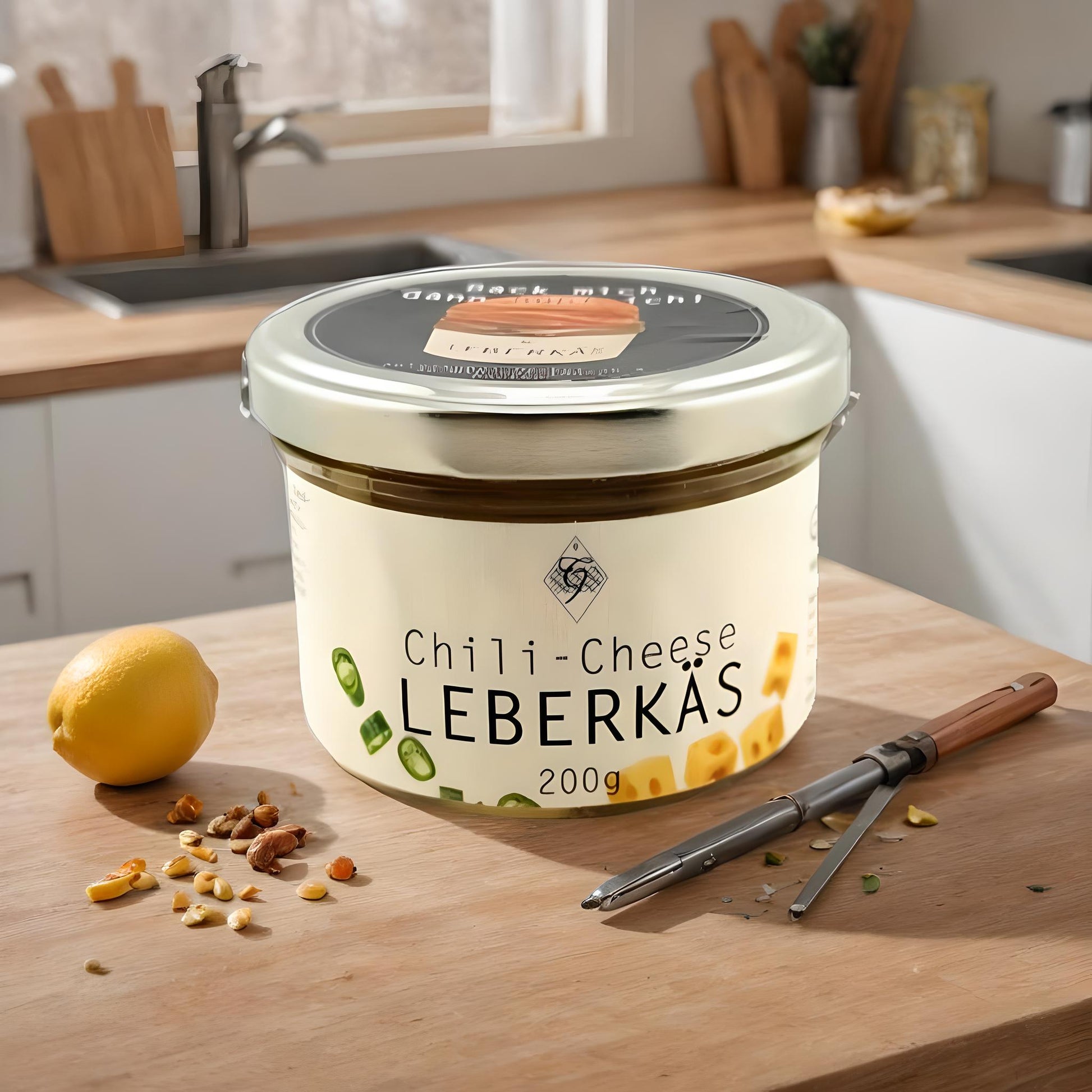 Chili-Leberkäse im Glas – Mit Käse & Peperoni – Metzgerei Guber – zum Aufbacken im Ofen