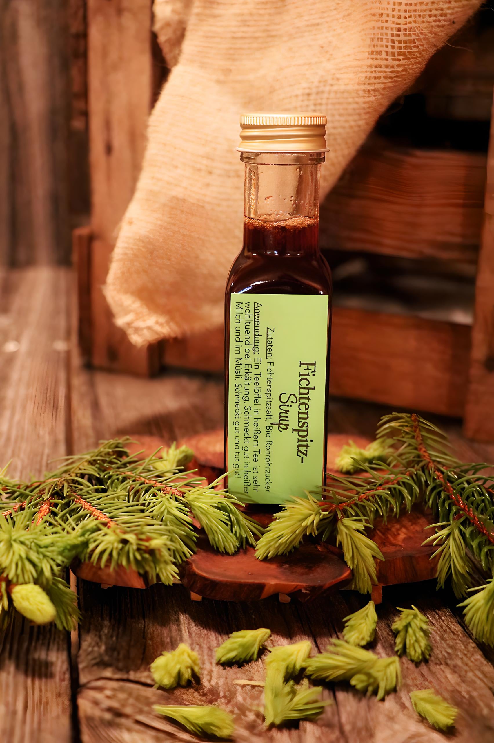 Fichtenspitz-Sirup vom Grießlhof – handgemacht & wohltuend