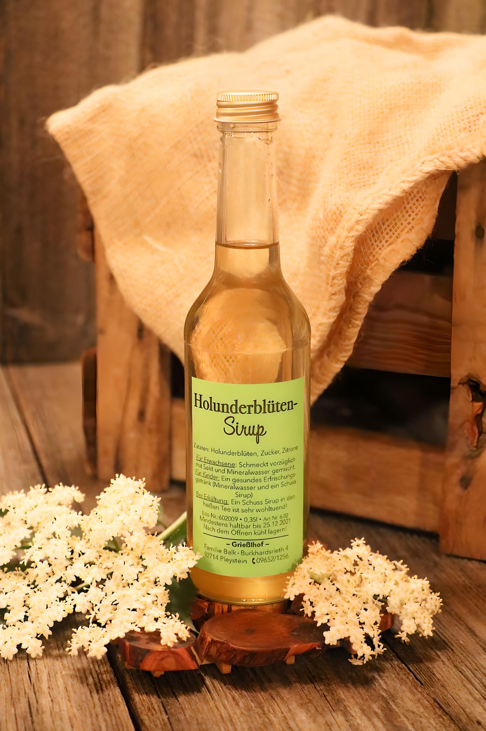 Holunderblüten-Sirup vom Grießlhof – handgemacht & blumig-frisch