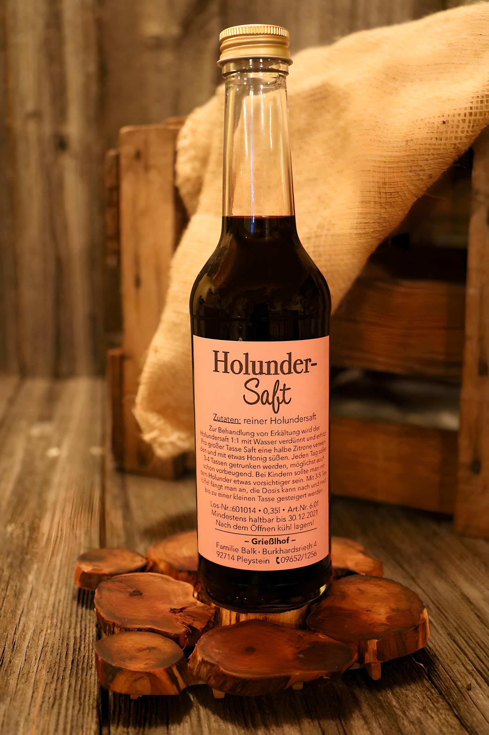 Holundersaft vom Grießlhof – naturrein & handgemacht