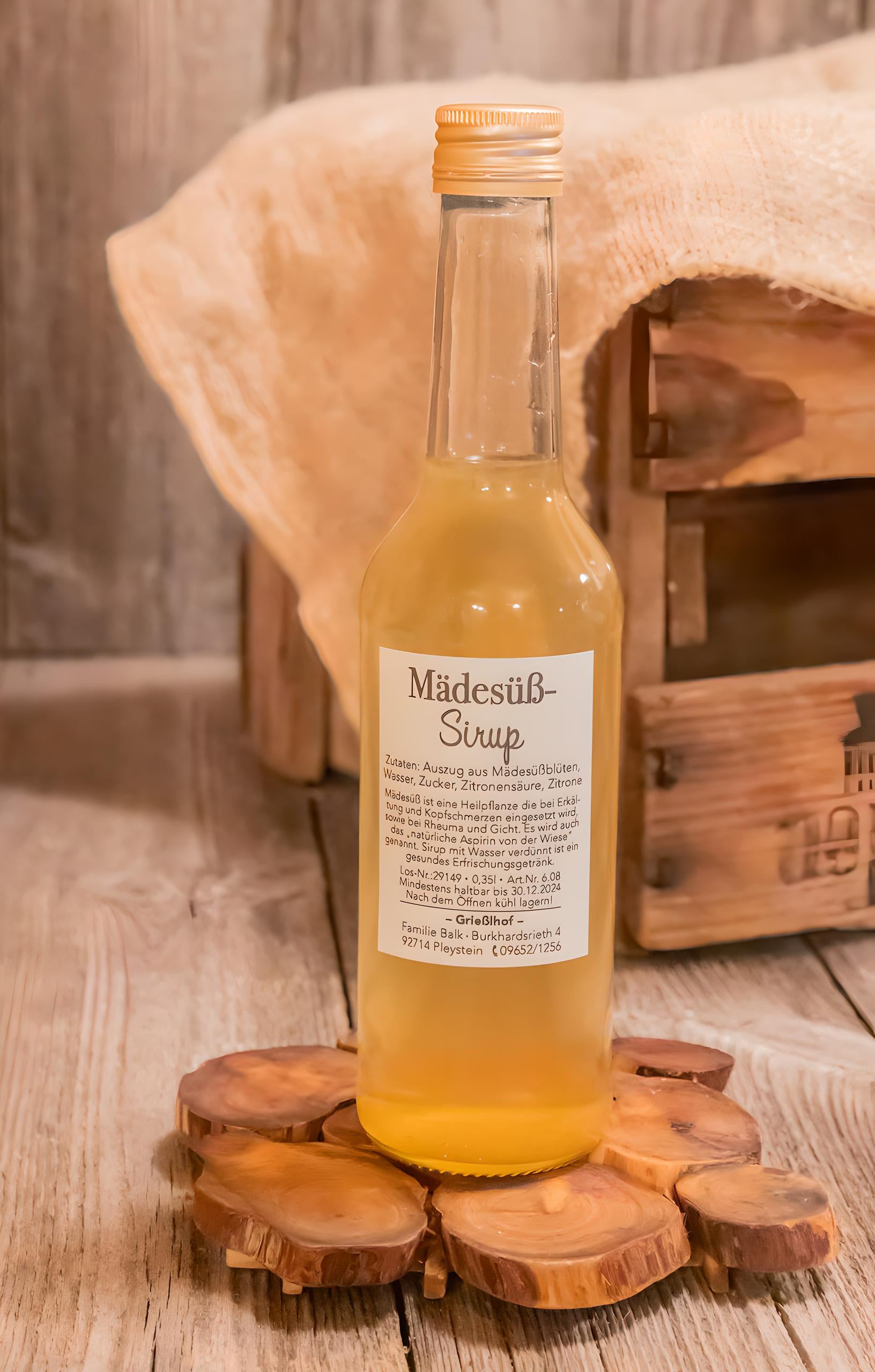 Mädesüß-Sirup vom Grießlhof – handgemacht & naturheilkundlich