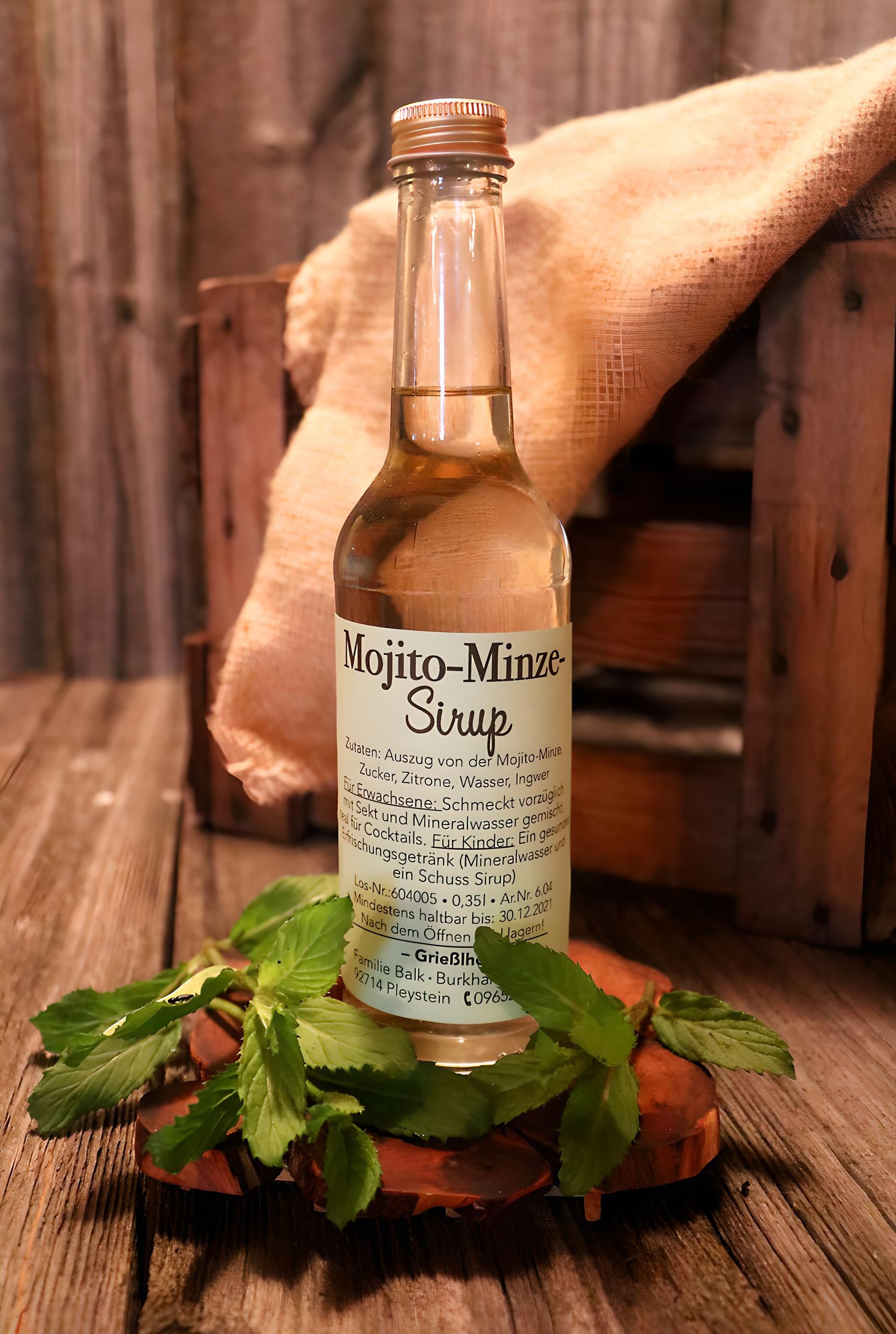 Mojito-Minze-Sirup vom Grießlhof – handgemacht & erfrischend