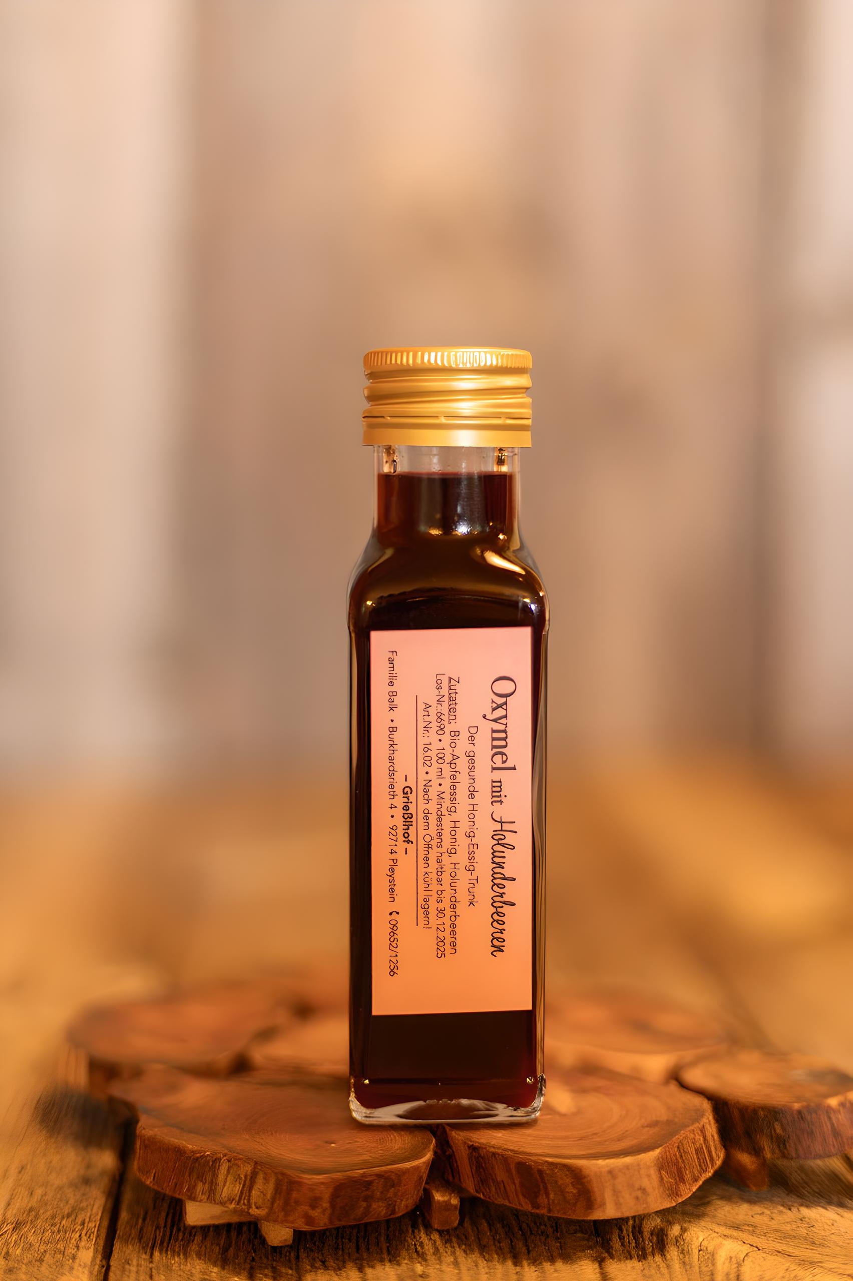 Oxymel mit Holunderbeeren vom Grießlhof – handgemacht & immunstärkend