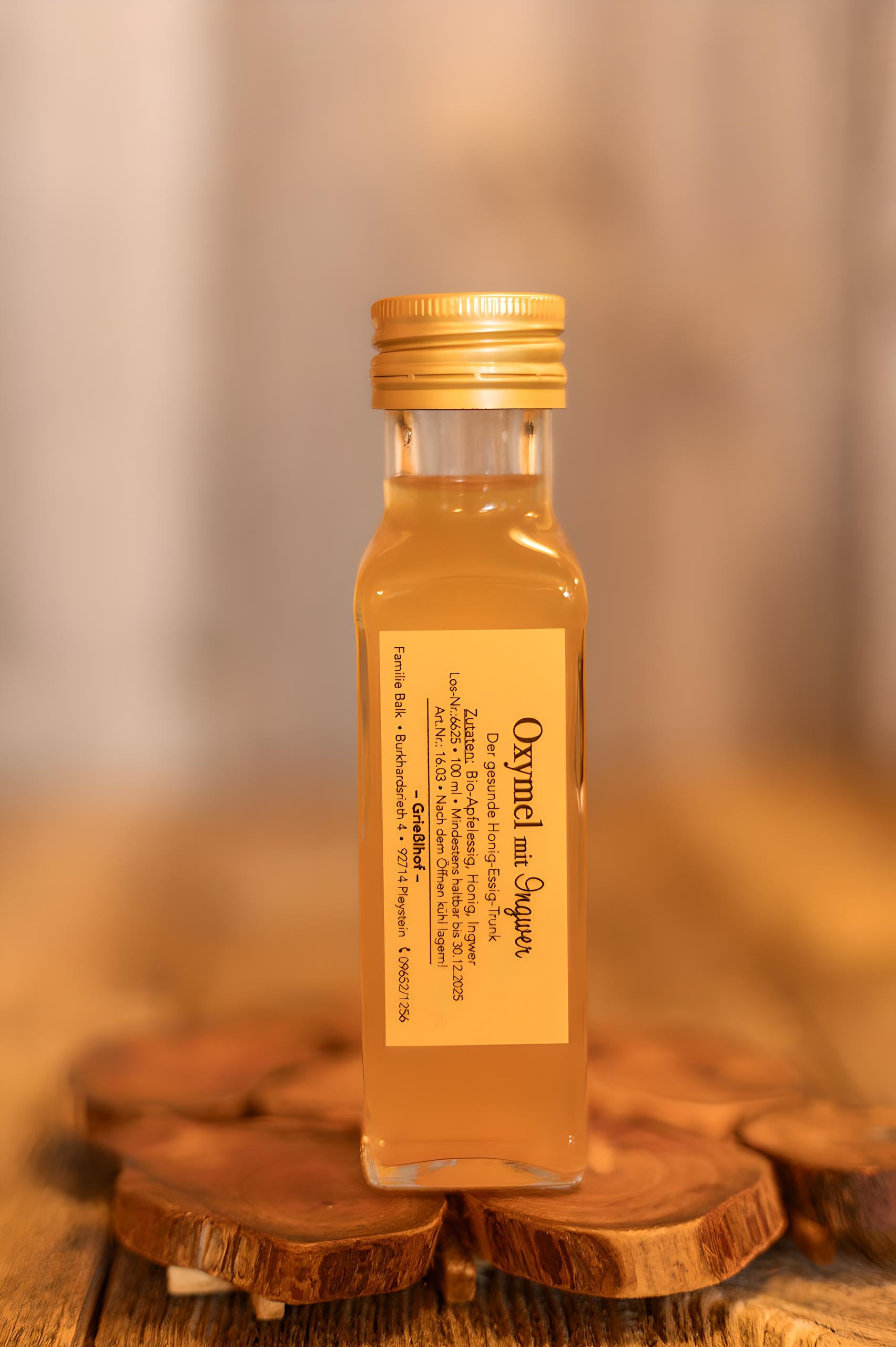 Oxymel mit Ingwer vom Grießlhof – handgemacht & belebend