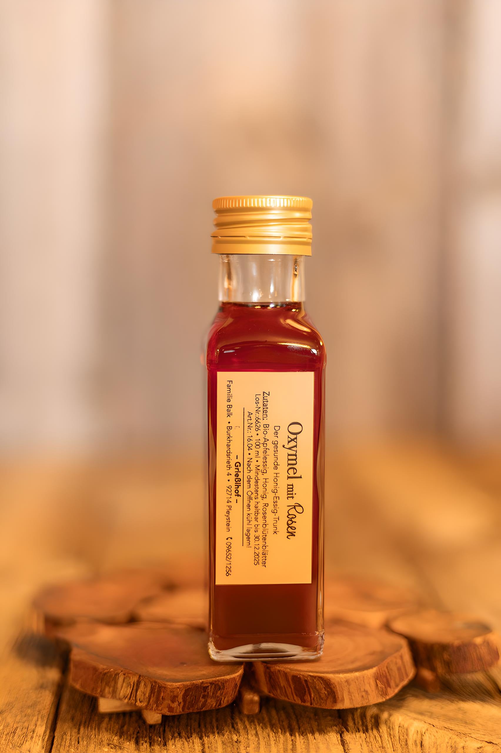 Oxymel mit Rosen vom Grießlhof – handgemacht & blumig-vitalisierend