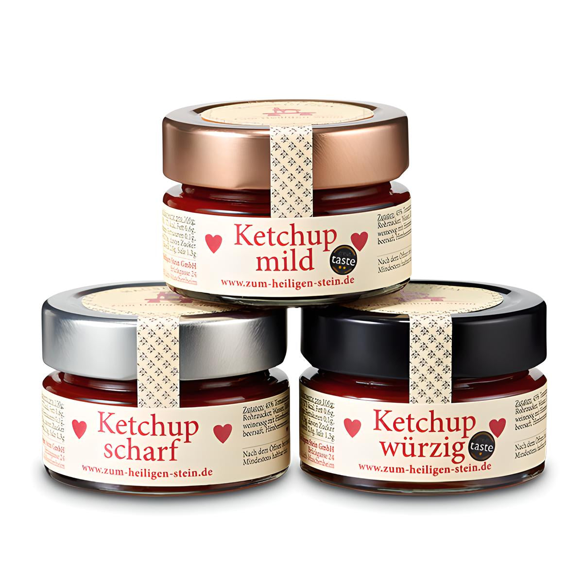 Ketchup Sortenmix – mild, würzig & scharf im Geschenkset