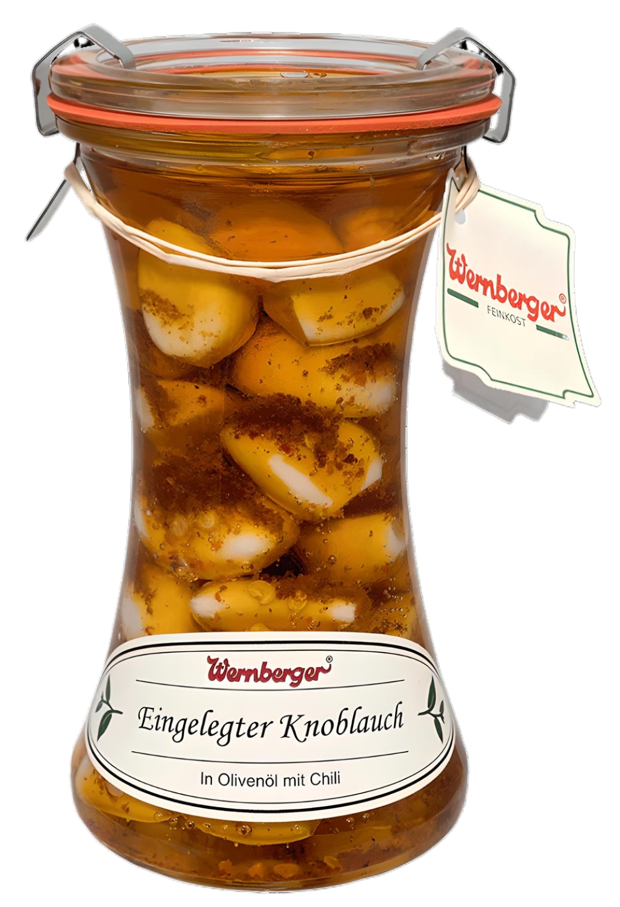 Eingelegter Knoblauch in Olivenöl mit Chili – Mild, pikant & verzehrfertig